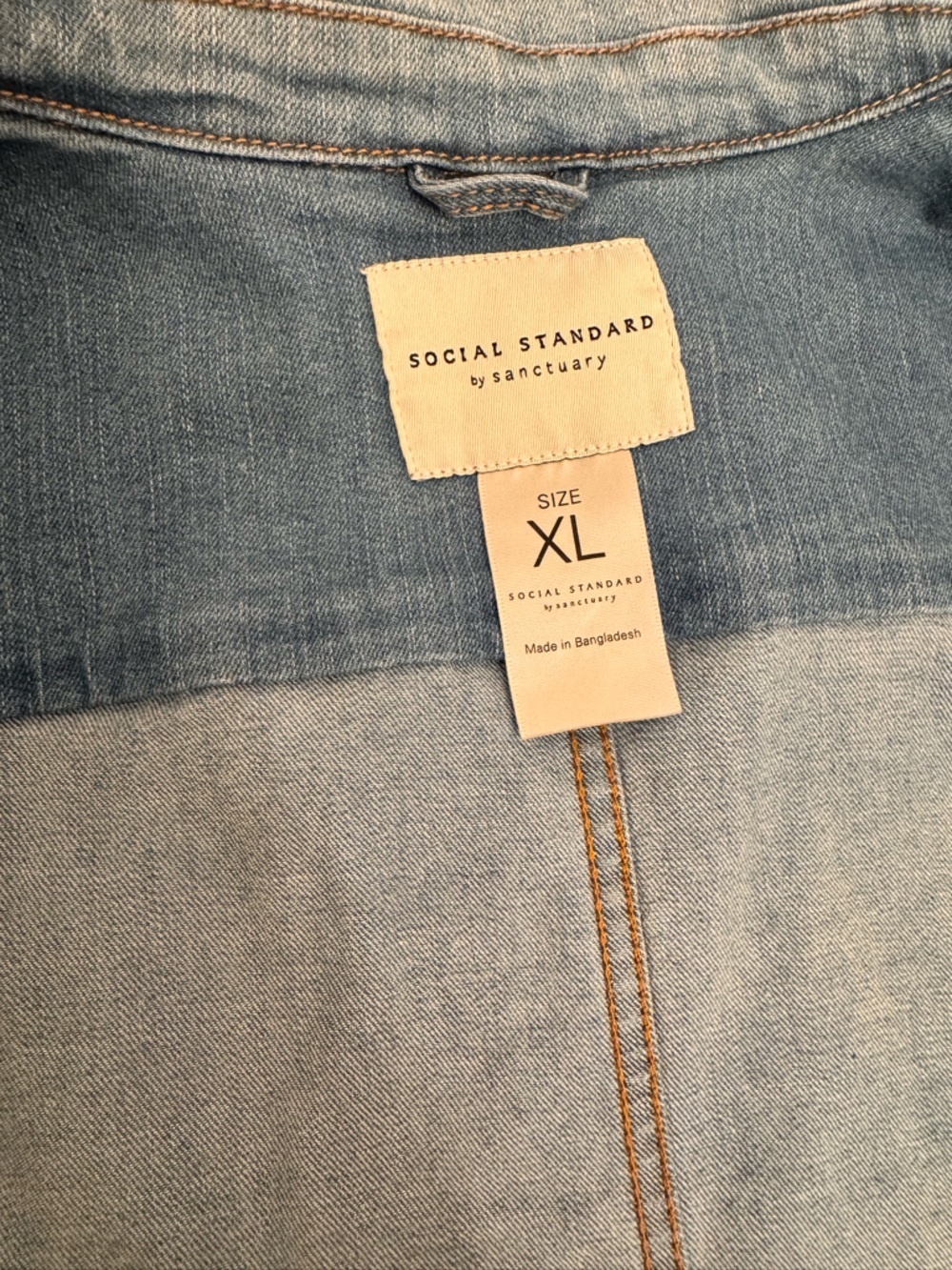 Light Blue Women's Denim Jacket - Classic Jean Coat - Picture 6 of 8